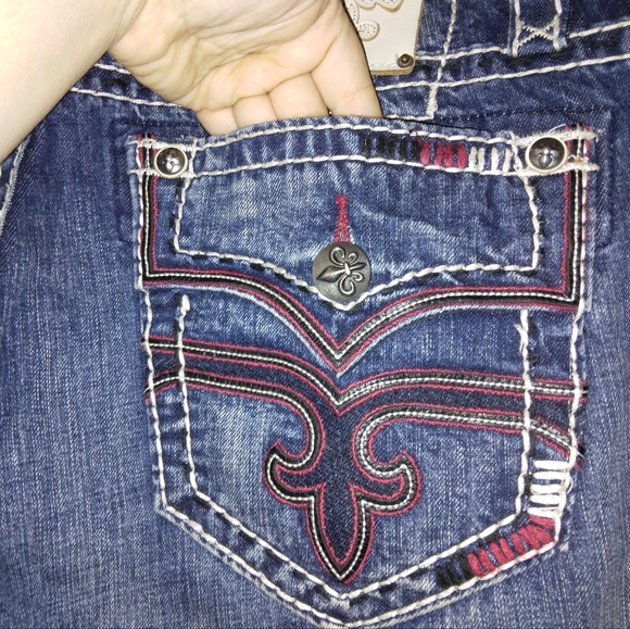 Rock Revival Brett relaxed straight jeans 38 - Picture 5 of 10